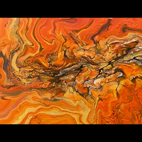 Hand painted flow art - Picture 2 of 2
